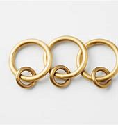 Image result for Brass Curtain Ring Clips