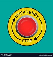 Image result for Emergency Stop Button Vector