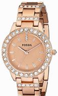 Image result for Black and Rose Gold Fossil Watch
