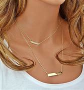 Image result for Gold Bar Large Necklace