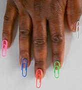 Image result for Paper Clip On Nails