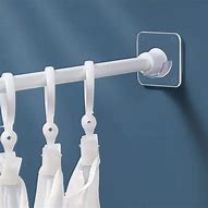 Image result for Adhesive Curtain Rod Holders
