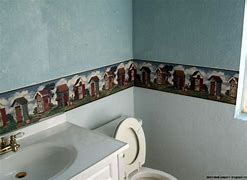 Image result for Bathroom Wallpaper Borders Prepasted
