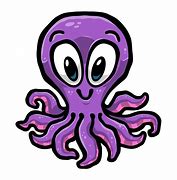 Image result for Adorable Cartoon Octopus
