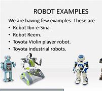 Image result for Purpose of Robots