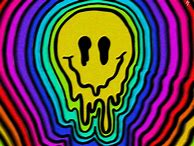 Image result for Trippy Smiley Face Black and White