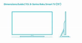 Image result for TCL Series 8 Dimensions