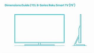 Image result for TCL Roku TV Screen Size