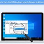 Image result for How to Turn On Windows Search Service