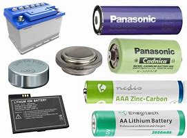 Image result for Different Kinds of Batteries