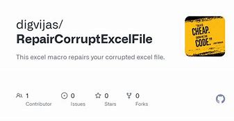 Image result for Recover Corrupted Excel File