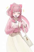 Image result for Anime Girl with Pink Hoodie