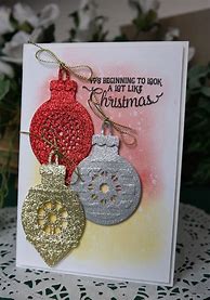 Image result for Vintage Ornaments Christmas Cards