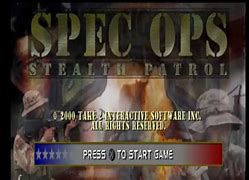 Image result for Spec Ops Stealth Patrol