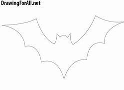 Image result for How to Draw Bats for Halloween