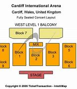 Image result for Cardiff International Arena Seating Plan