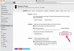 Image result for iTunes Backup Screen