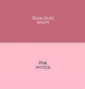 Image result for Rose Gold Pink Color