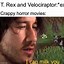 Image result for Pet Raptor Meme