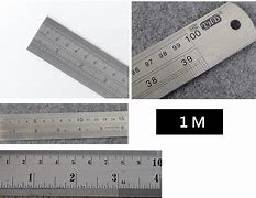 Image result for Stainless Steel Ruler 1M