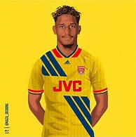 Image result for Arsenal JVC Shirt