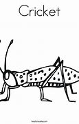 Image result for Cricket Insect Coloring Page