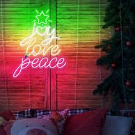 Image result for Neon Christmas Light Joy