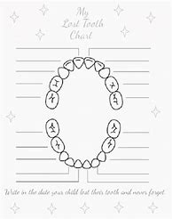 Image result for Free Printable Tooth Fairy Chart