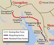 Image result for Hong Kong to China Map
