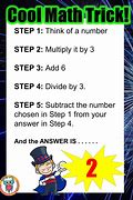Image result for Math Mind Tricks