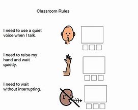 Image result for Boardmaker Classroom Rules