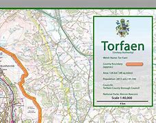 Image result for Torfaen Blank Map