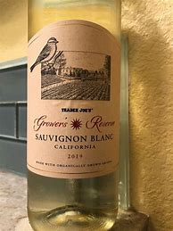 Image result for Trader Joe's Sauvignon Blanc Grower's Reserve
