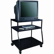 Image result for TV Cart with Wheels for CRT V