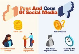 Image result for Pros and Cons of Social Media Chart