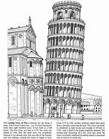 Image result for Printable Leaning Tower of Pisa Template
