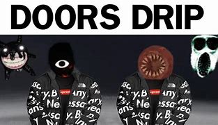 Image result for Roblox Doors Rush Dog Meme