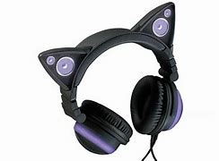 Image result for Brookstone Wired Cat Ear Headphones