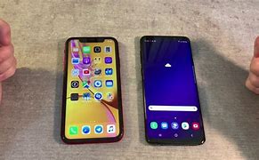 Image result for Galaxy S9 vs iPhone XR