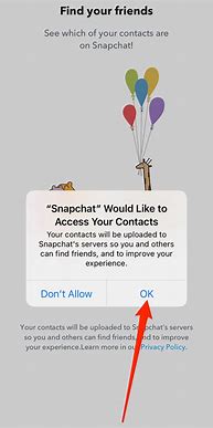 Image result for Snapchat Contacts Examples