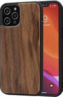Image result for iPhone 13Vpro Max Wood Case Black Laser Carved