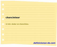 Image result for chancletear