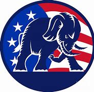 Image result for Republican Elephant with No Circle