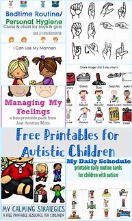 Image result for Activity Sheets for Autism