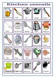 Image result for Kitchen Matching Worksheets Printable