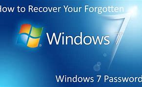 Image result for Forgotten Password Windows 7