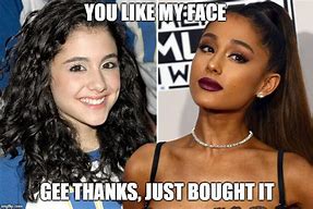 Image result for Ariana Grande Hair Meme
