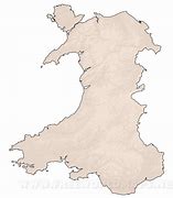 Image result for Blank Map of North Wales