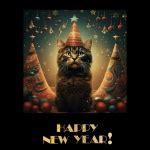Image result for New Year's Eve Cat Meme