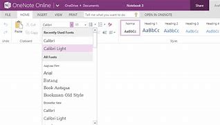 Image result for OneNote Fonts